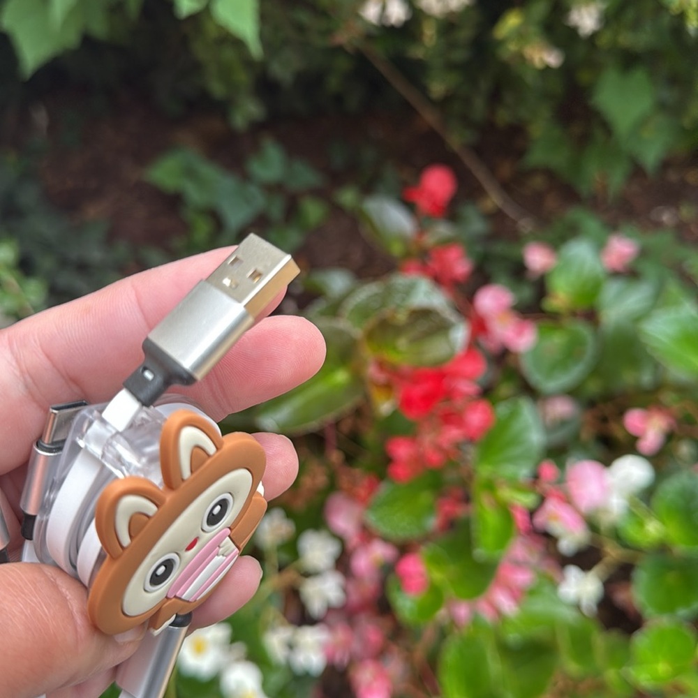 Labubu Multi- Connector Charging Cable - Brown - Picture 2 of 6